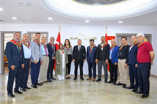 Dünya Türkmenler Birliği Ve Hoca Ahmet Yesevi Federasyonundan Vali Elban’a Ziyaret 