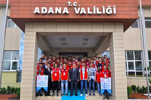 Vali Elban “Damla Gönüllülük Hareketi” Projesi Kapsamında Gönüllü Gençlerle Buluştu