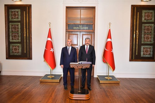 Osmaniye Valisi Dr. Erdinç Yılmaz’dan Vali Köşger’e Ziyaret