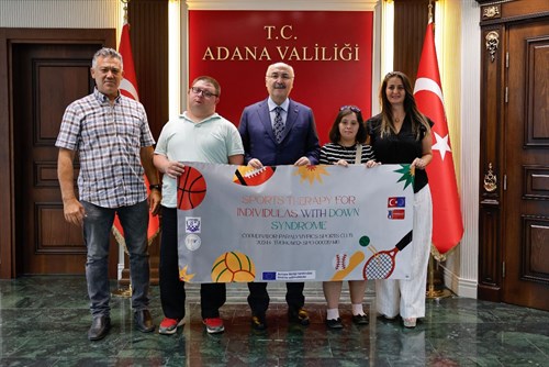 Karaisalı Paralimpik Spor Kulübünden Vali Köşger'e Ziyaret 
